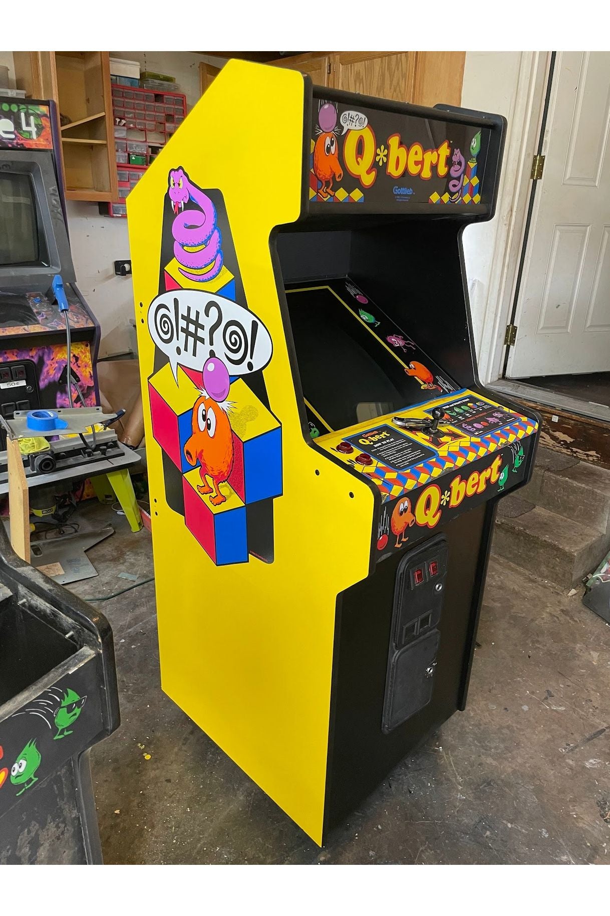 QBert Arcade Reproduction Cabinet